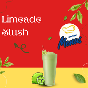 Zesty and refreshing Limeade Slush bursting with bright lime flavor