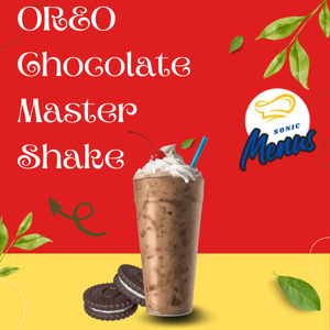 Sweet treat featuring the classic OREO Chocolate Master Shake on a summer day.