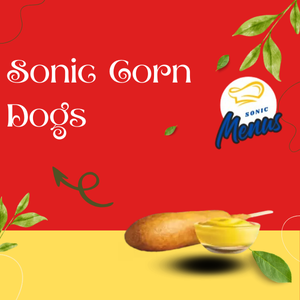 Sonic Corn Dog on a stick, crispy golden-brown batter coating a juicy hot dog, served fresh and ready to dip