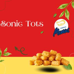 Crispy golden Sonic Tots, classic bite sized potato side from Sonic Drive‑In menu